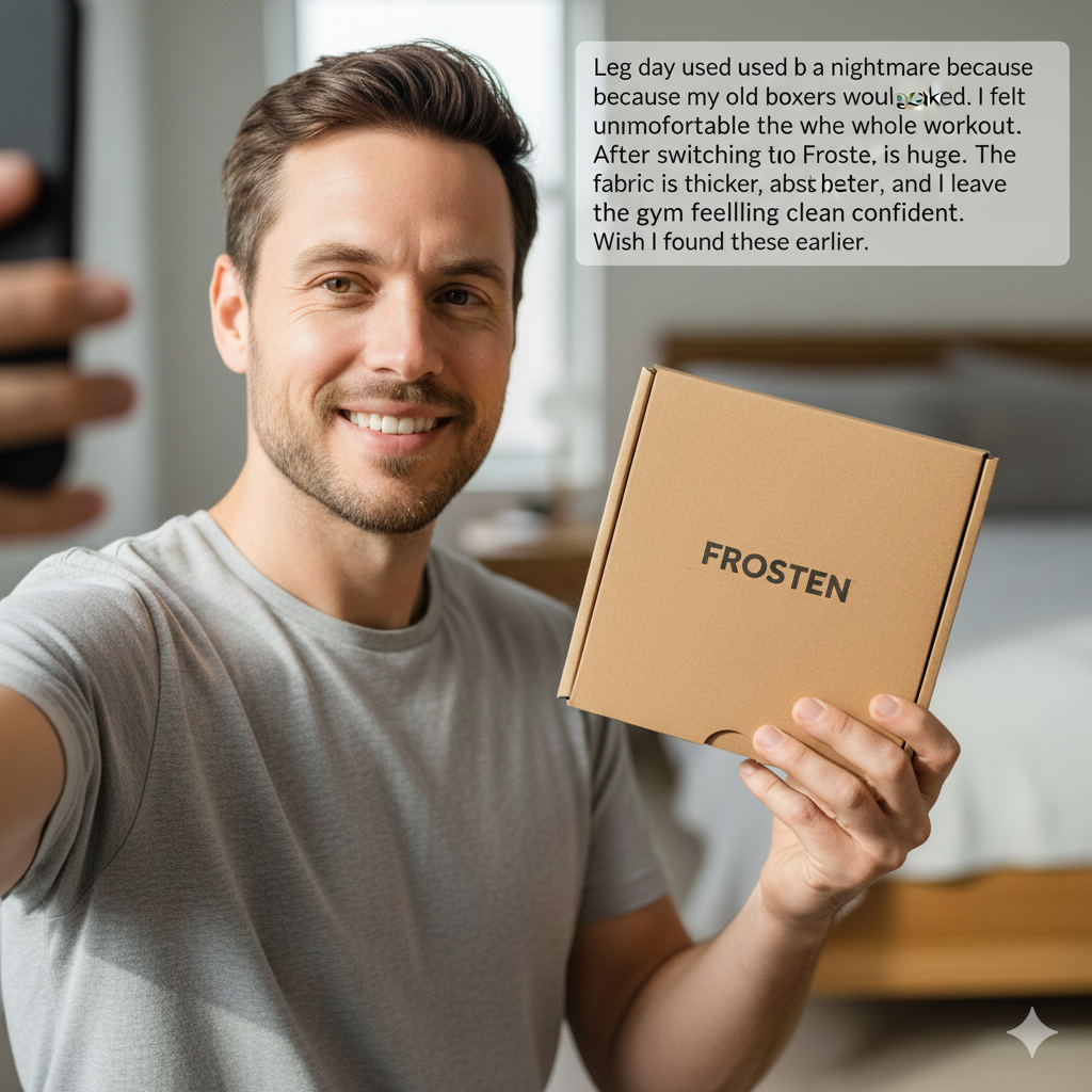 Frosten Leak-Proof Boxer Briefs – Black